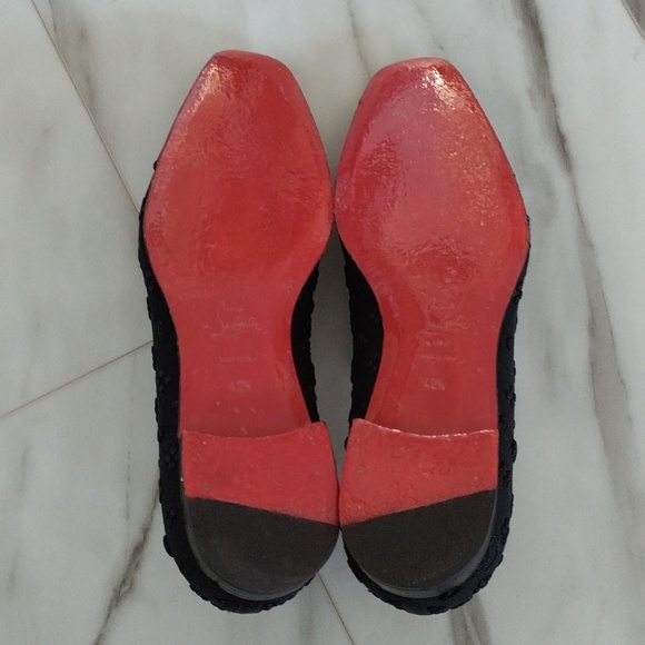 CHRISTIAN LOUBOUTIN Dandelion Flat Patent Jacquard Sky Loafer - Picture 3 of 6